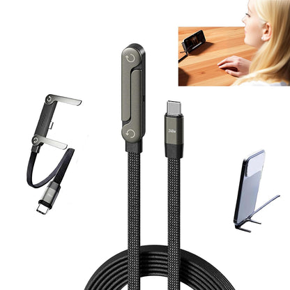 Câble Chargeur Invisible avec Support Ajustable