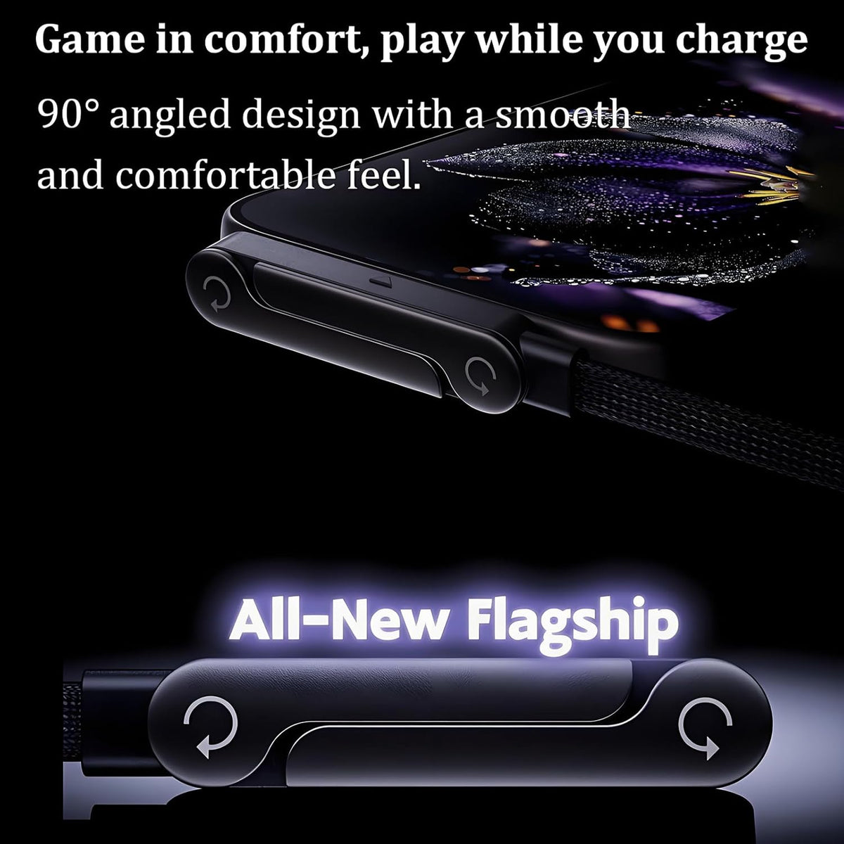 Câble Chargeur Invisible avec Support Ajustable